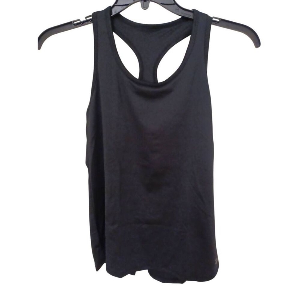 Eleven By Venus Williams Top Sleeveless With Built-In Bra Black Sz Medium nwt
